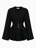 Double Belt Blouse
