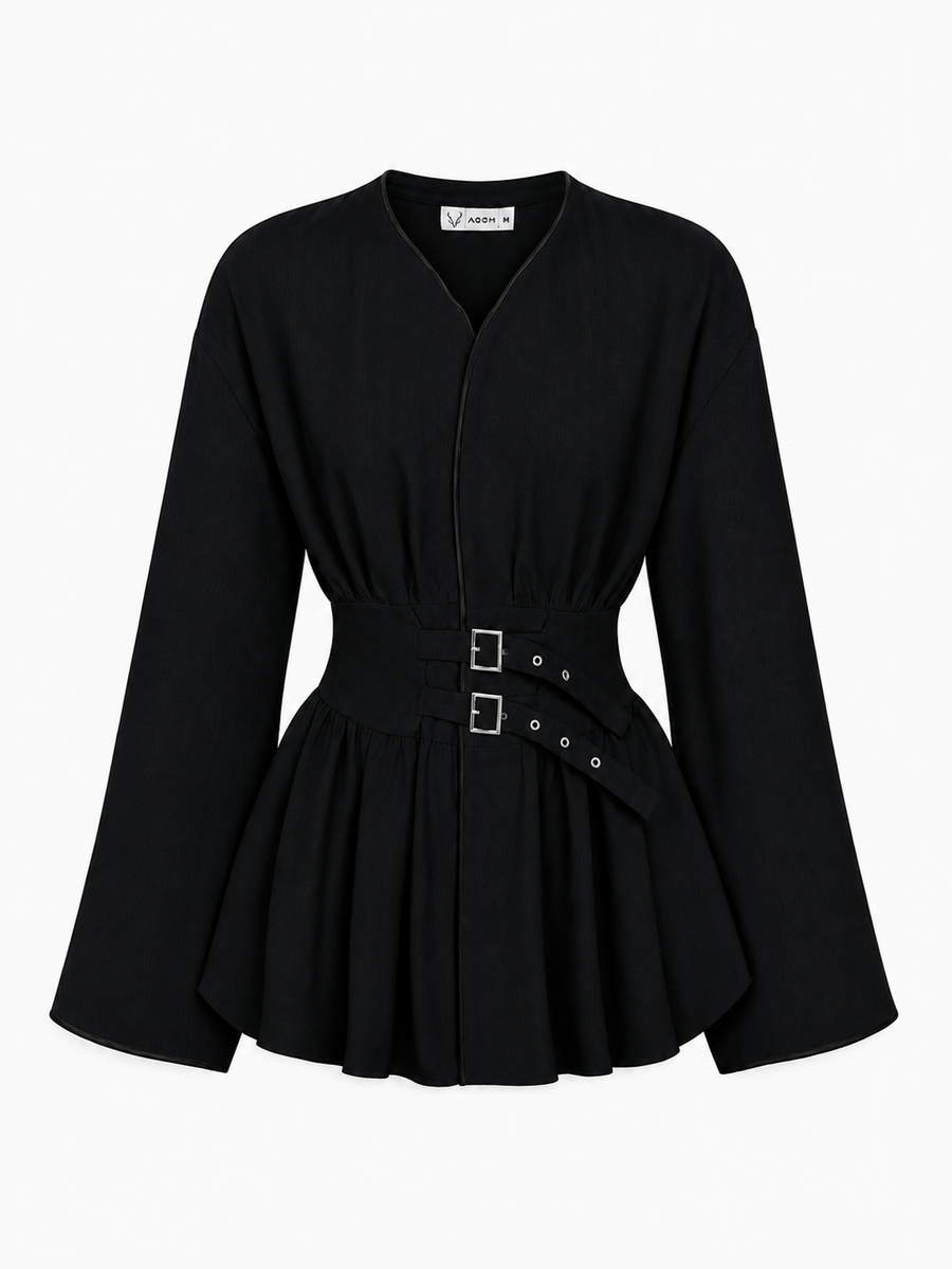 Double Belt Blouse
