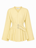 Double Belt Blouse