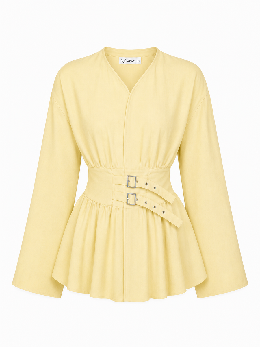 Double Belt Blouse
