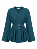 Double Belt Blouse