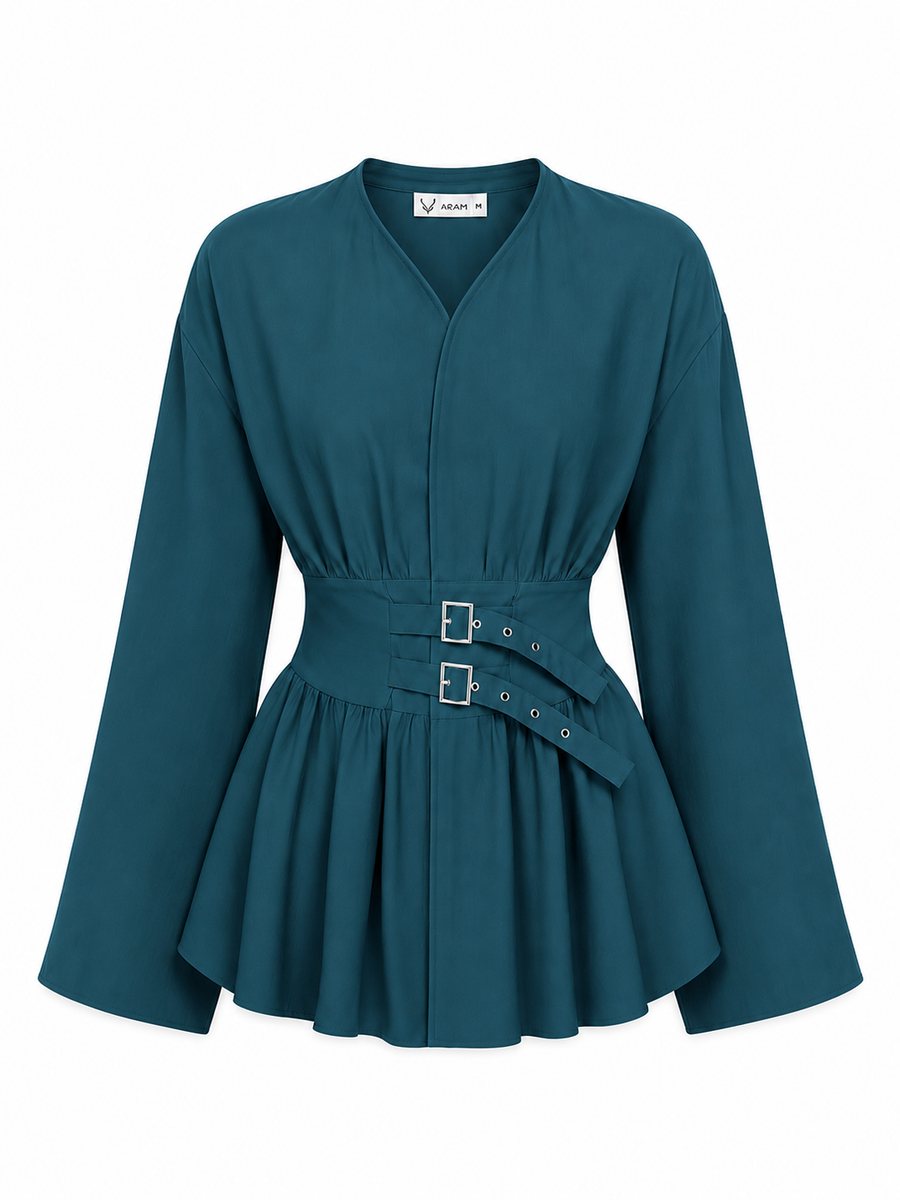 Double Belt Blouse