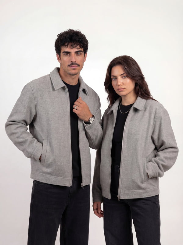 Turkish Wool Jacket - Grey