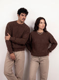 Turkish Round Sweater - Brown