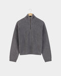 Turkish Zipper Sweater - Grey