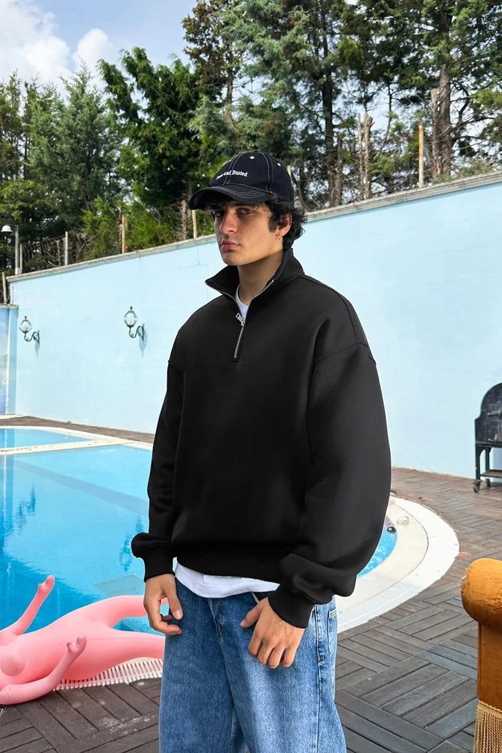 Half zipper Sweatshirt