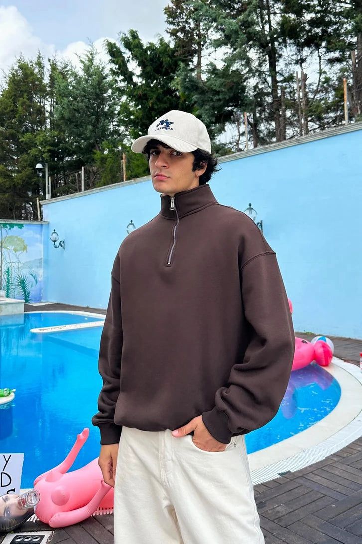 Half zipper Sweatshirt