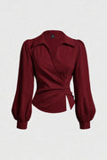 Wrap blouse