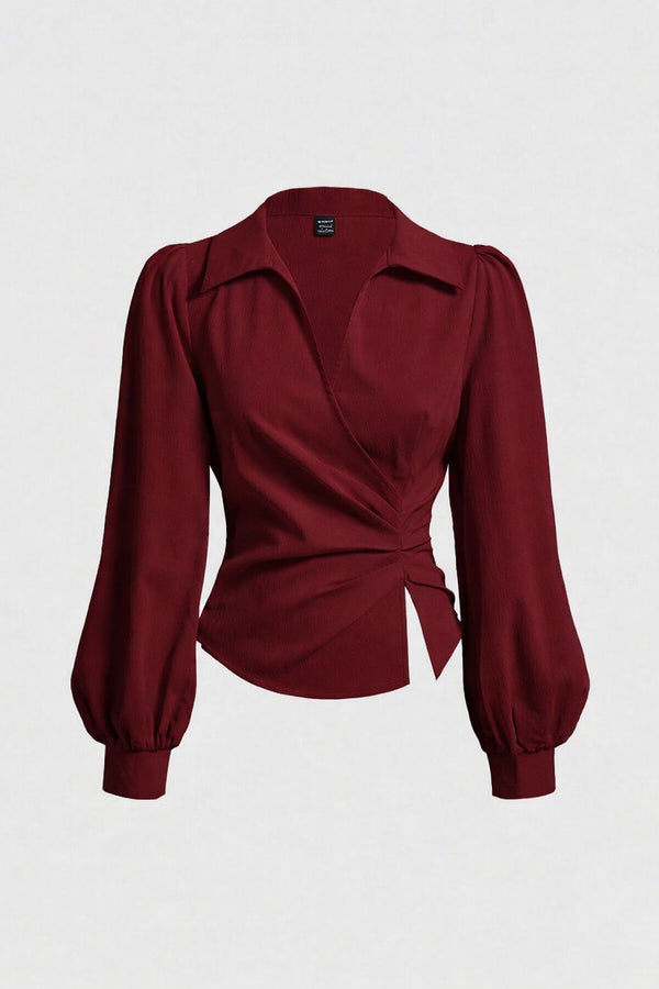 Wrap blouse