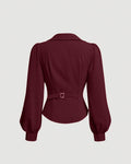 Wrap blouse