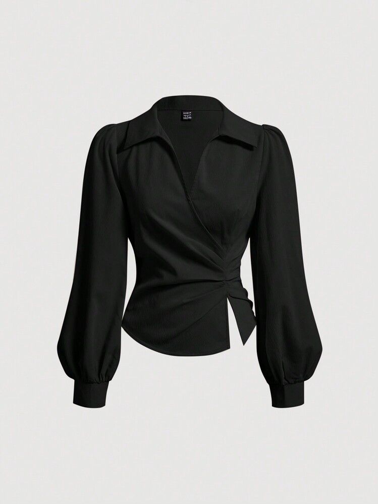 Wrap blouse