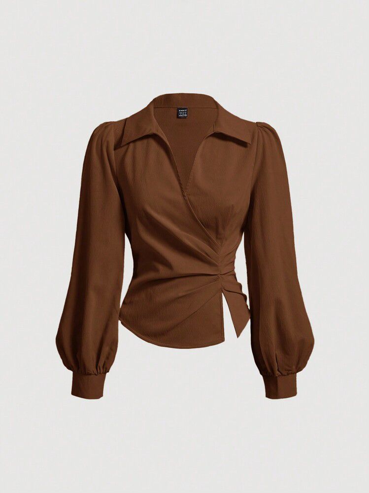 Wrap blouse