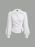 Wrap blouse