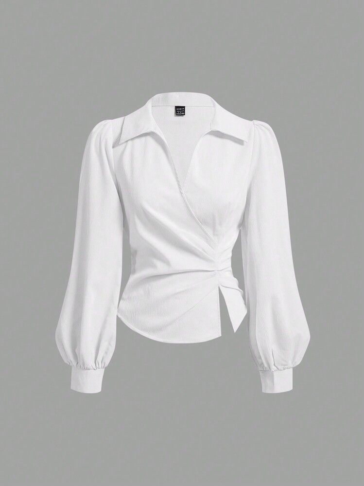 Wrap blouse