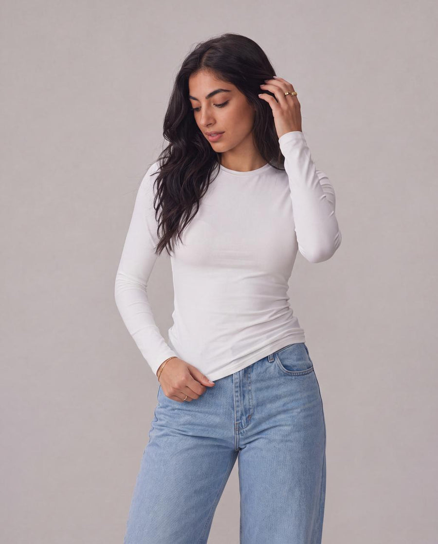 Long sleeve basic top