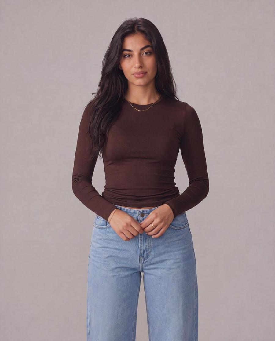 Long sleeve basic top