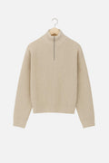 Turkish Zipper Sweater - Beige