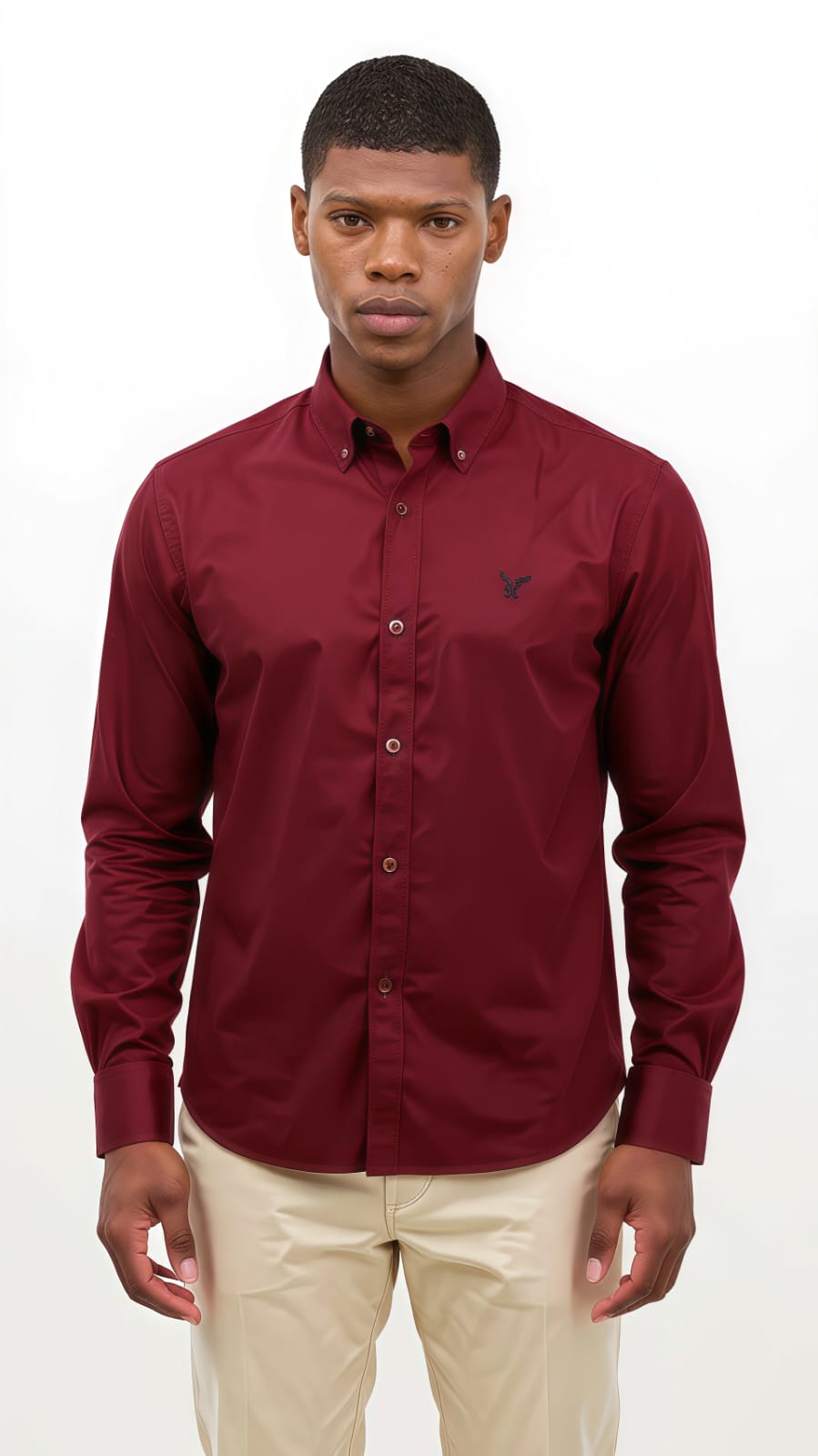 Plain oxford shirt