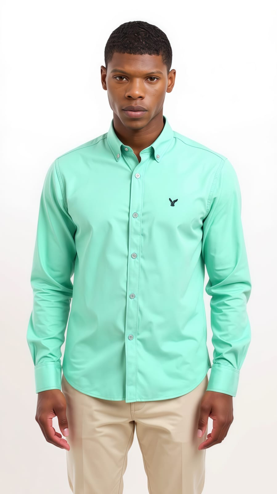 Plain oxford shirt