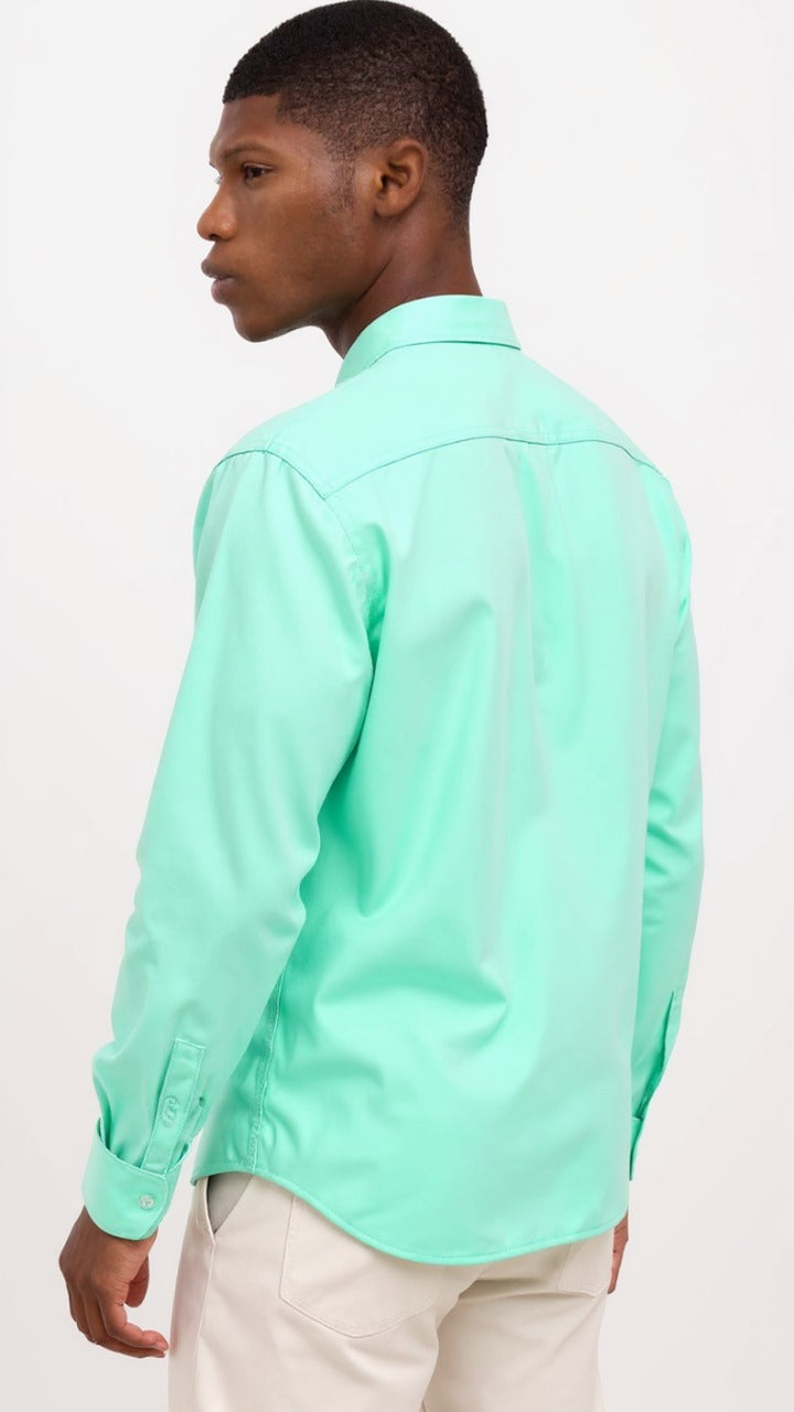 Plain oxford shirt