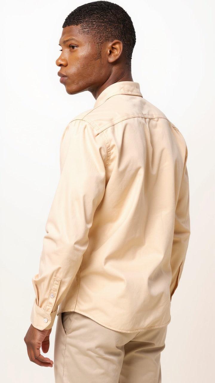 Plain oxford shirt