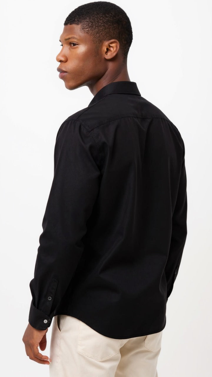 Plain oxford shirt