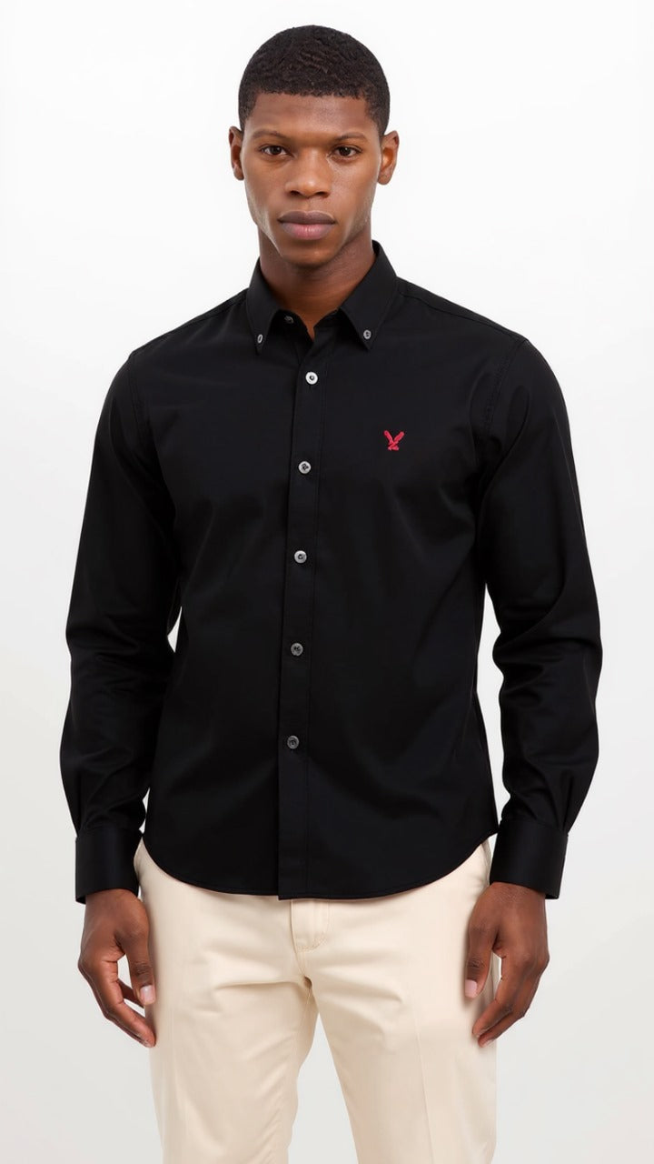 Plain oxford shirt