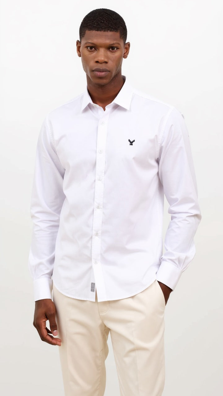 Plain oxford shirt
