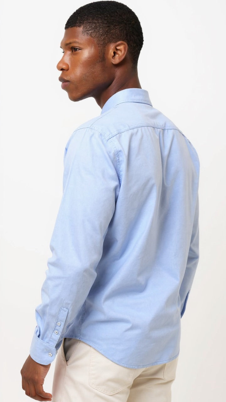 Plain oxford shirt