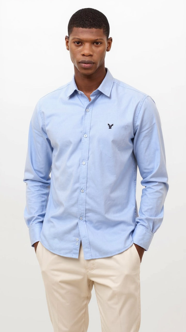 Plain oxford shirt