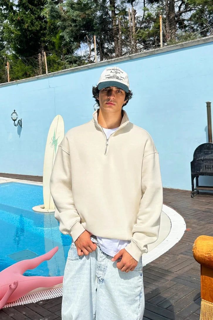 Half zipper Sweatshirt