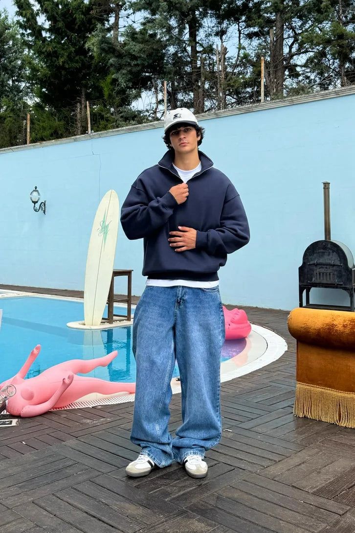 Half zipper Sweatshirt