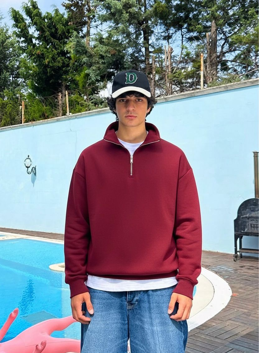 Half zipper Sweatshirt