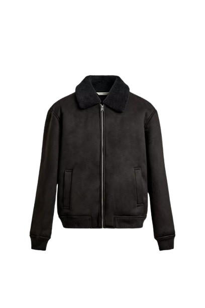 Suede Furr Lined Jacket