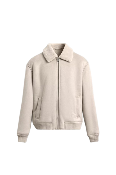 Suede Furr Lined Jacket