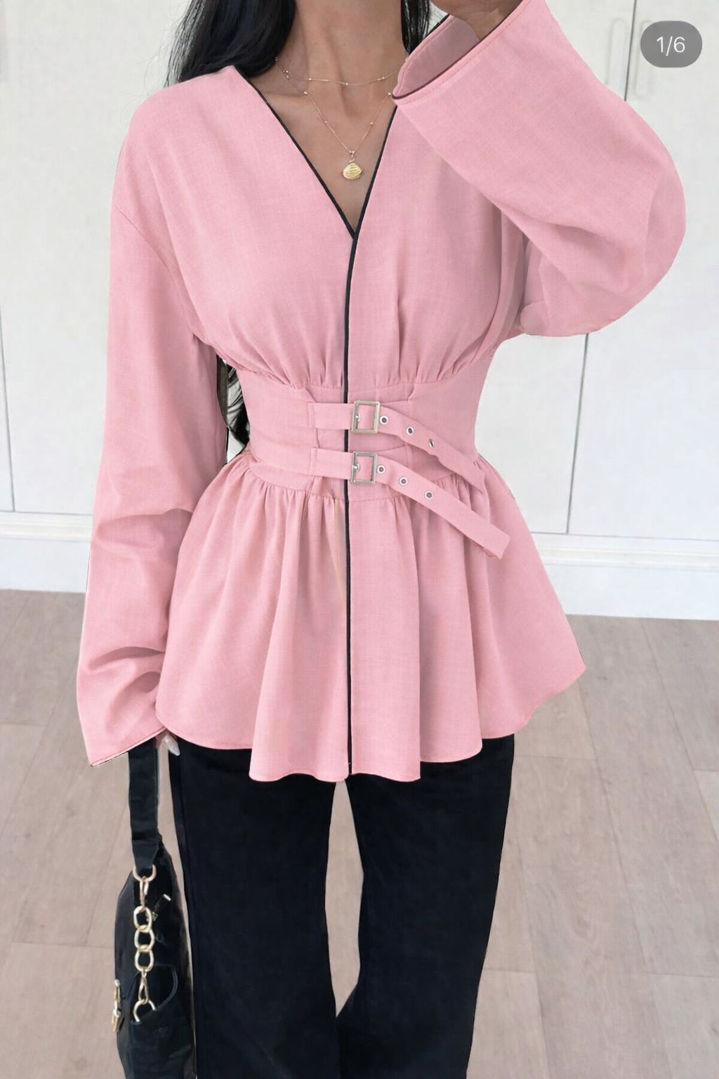 Double Belt Blouse