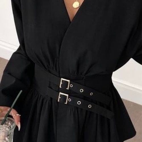 Double Belt Blouse
