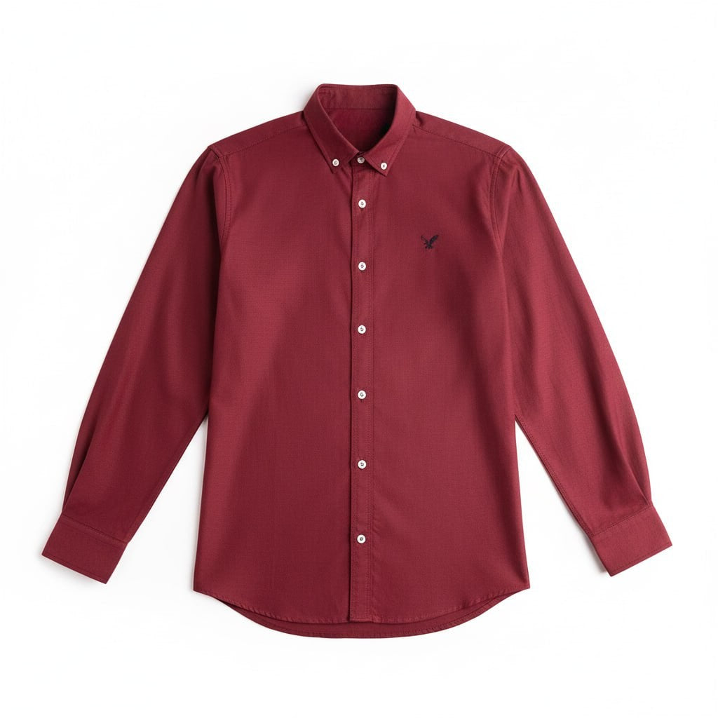 Plain oxford shirt