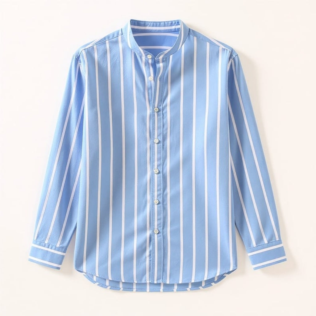 Wide stripes Oxford Shirt