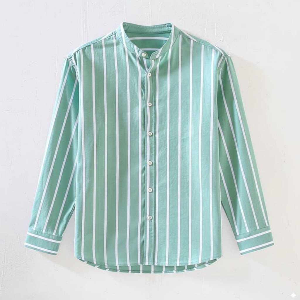 Wide stripes Oxford Shirt