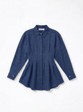 Waist flow blouse