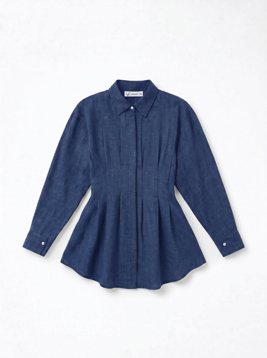 Waist flow blouse