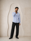 Wide Striped Oxford Shirt
