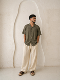 Short Sleeve Linen Shirt