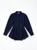Waist flow blouse