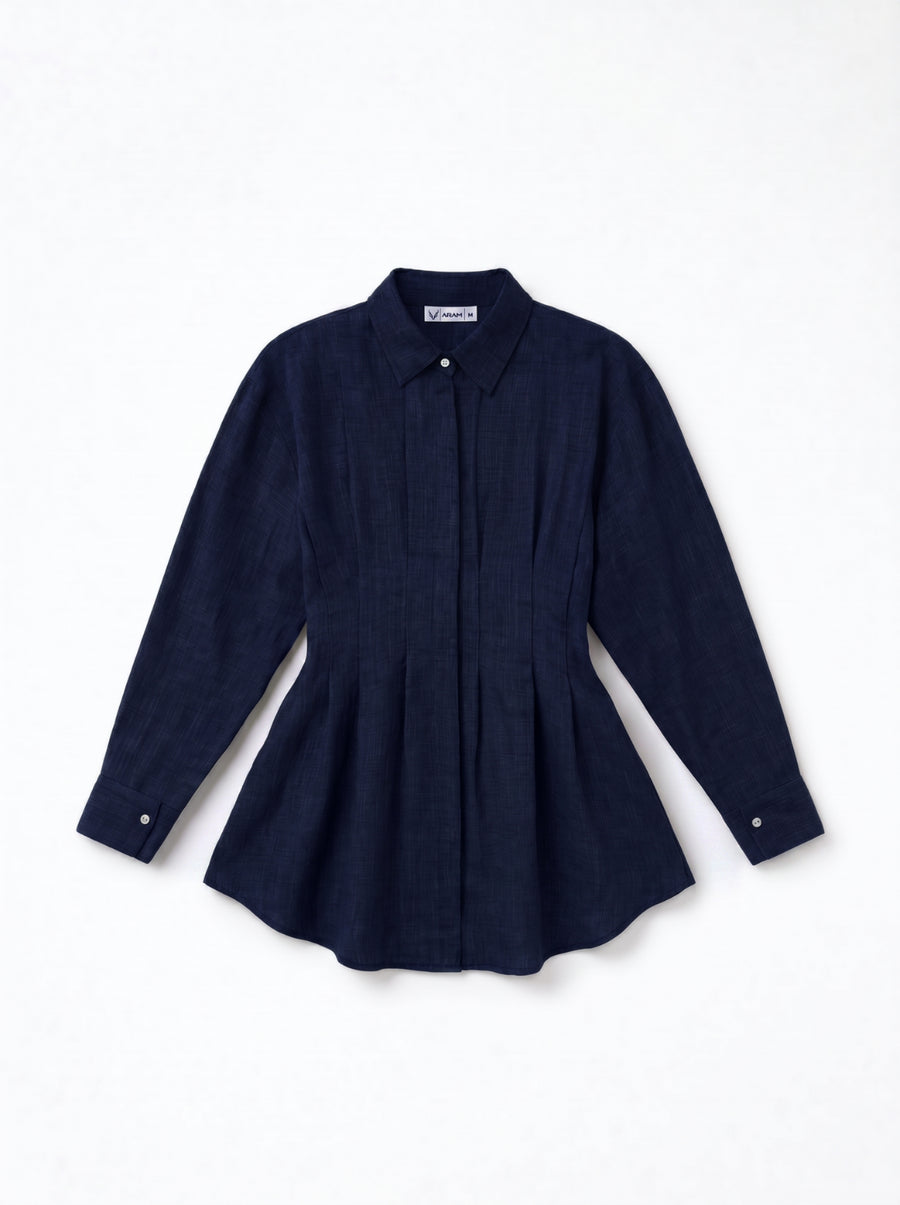 Waist flow blouse