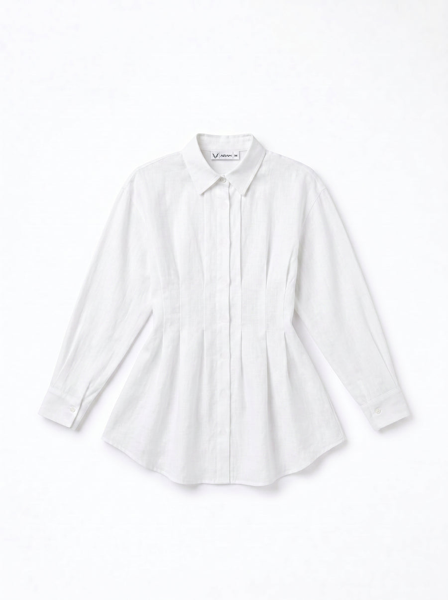 Waist flow blouse