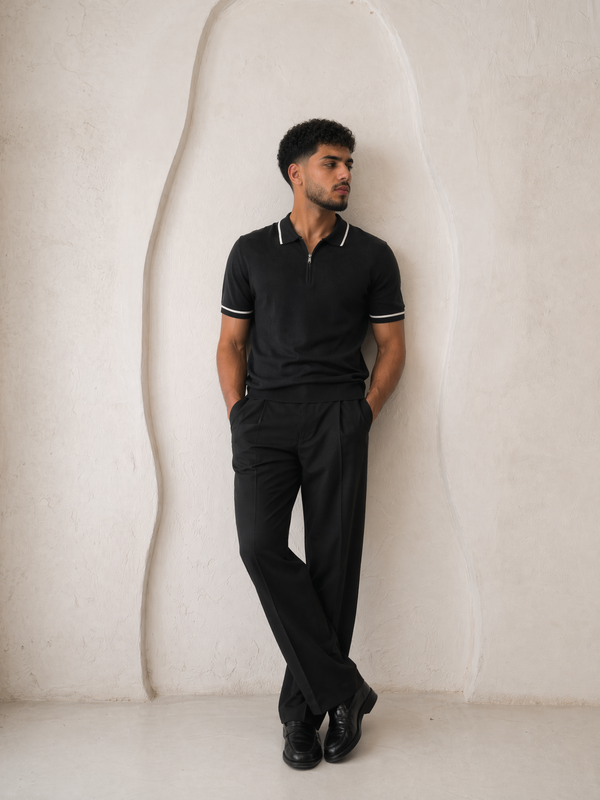 Turkish Polo Tshirt - Black