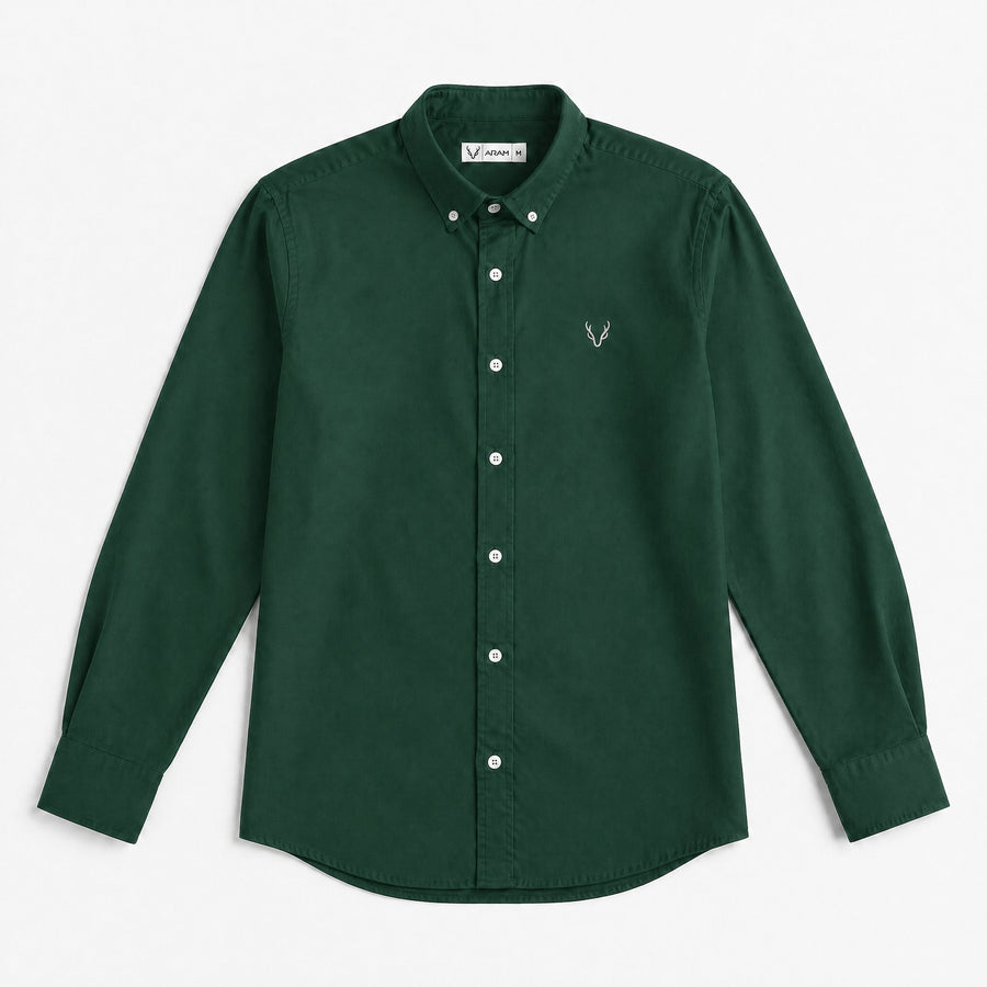 Plain oxford shirt