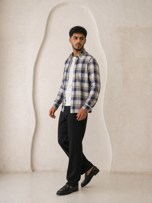 Plaid Cotton Shirt